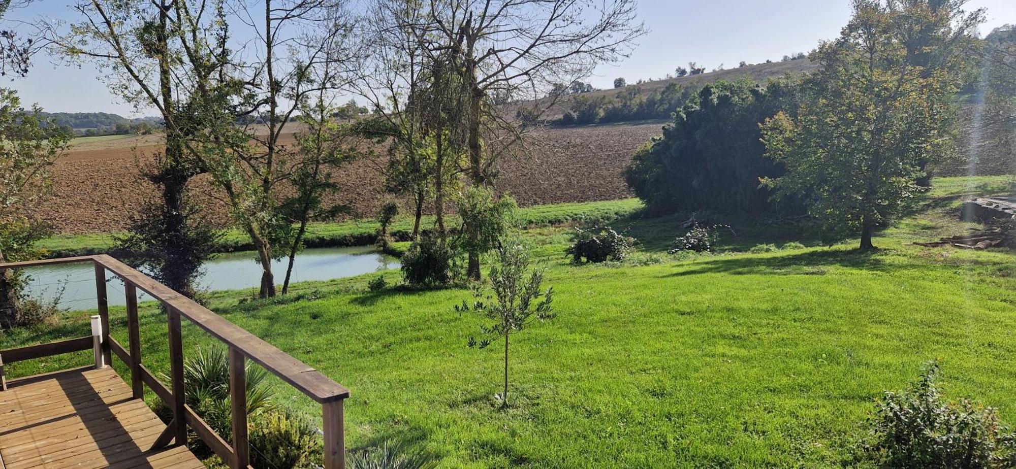 Maison De Campagne, Bord De Lac, Piscine, Billard 11 Per Plieux Bagian luar foto